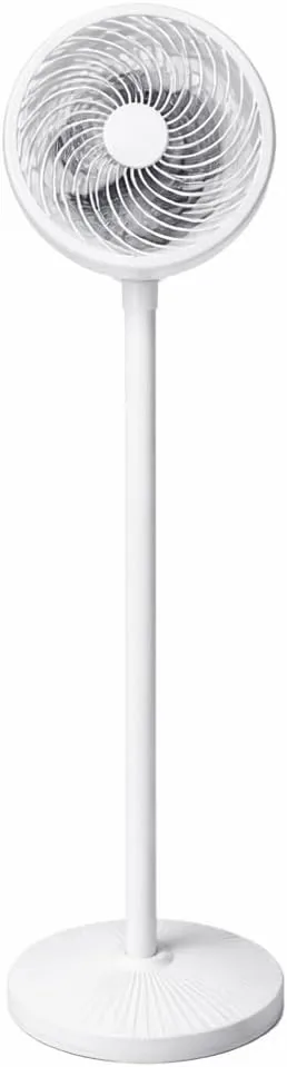 Max Star - Ventilador de Pie Silencioso 10" – Oscilación 120°, 3 Velocidades, 70W, Altura Ajustable, Modo Sueño, Flujo de Aire Potente, Blanco foto 2