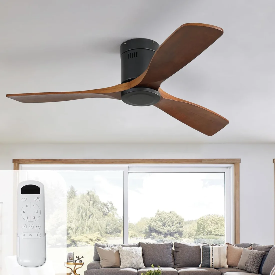 Ventilador de techo destacado