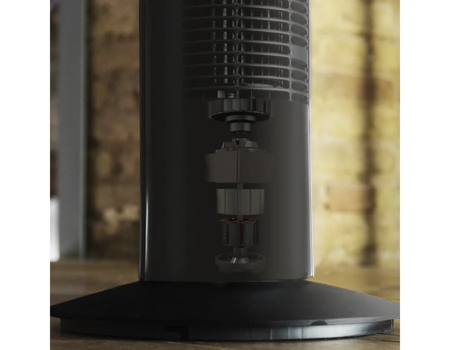 Cecotec Ventilador de Torre Digital con Temporizador y Mando a Distancia EnergySilence 890 Skyline. 50 W, 30'' (76cm) de Altura, Oscilación, Motor de Cobre, 3 Velocidades, 3 Modos, foto 3