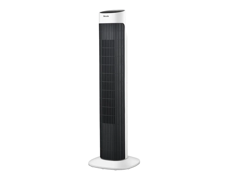 facula - Ventilador de Torre Digital Oscilante Rok 45w | 3 modos | 3 velocidades | Temporizador | Mando a distancia