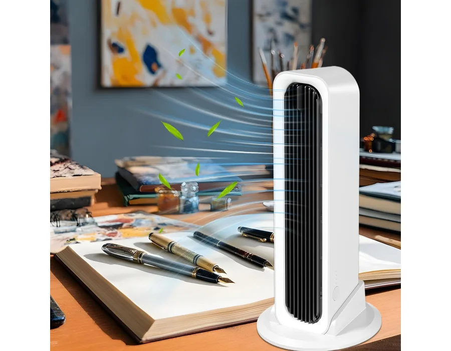 Ventilador Torre sin Aspas con Mando, 90° Oscilación, Temporizador 12H foto 3