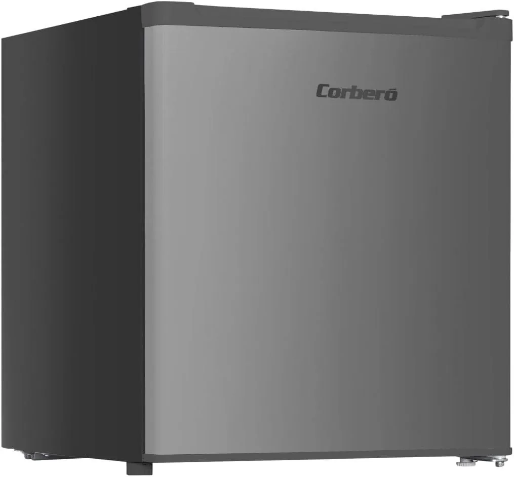 Corberó – Nevera pequeña - Mini Bar | CFHMB41X | 51x44x47 cm | Capacidad 41L | Rango 1-10 °C | 39 dB | Puerta Reversible | Patas Niveladoras | Color Inox