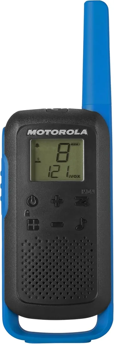 Motorola Talkabout T62 PMR Radio de Banda ciudadana (PMR446, 16 Canales y 121 Códigos, Alcance de 8 Km) , Color azul foto 3