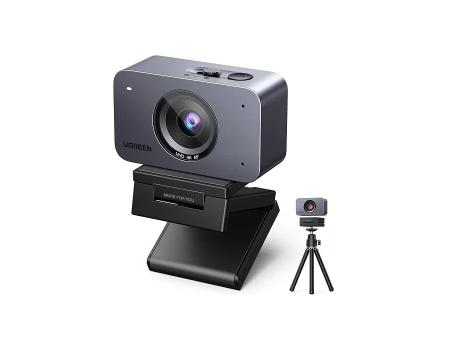 UGREEN FineCam 4K Webcam 30FPS Cámara USB A C Enfoque Auto Trípode Metálico foto 2