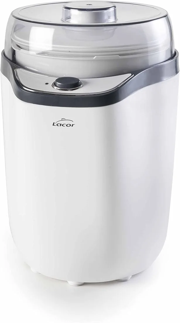 Lacor 69246 - Yogurtera White - 20W, 18x16x24 cm, Supersilenciosa | En plástico apto para alimentos, para un uso práctico en cocina; apto para lavavajillas, con 1,6 L de capacidad, Libre de BPA foto 2