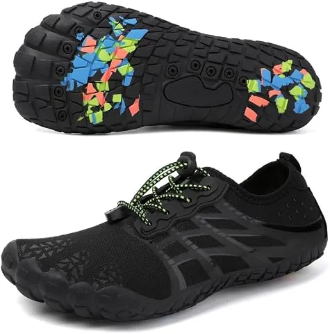 Unisex Zapatos Descalzos Hombre Mujer Zapatos de Agua Hombres Mujeres Barefoot Zapatillas Outdoor Secado Rápido Surf Calzado para Yoga Playa Transpirable Ligero y Antideslizante 37-46EU