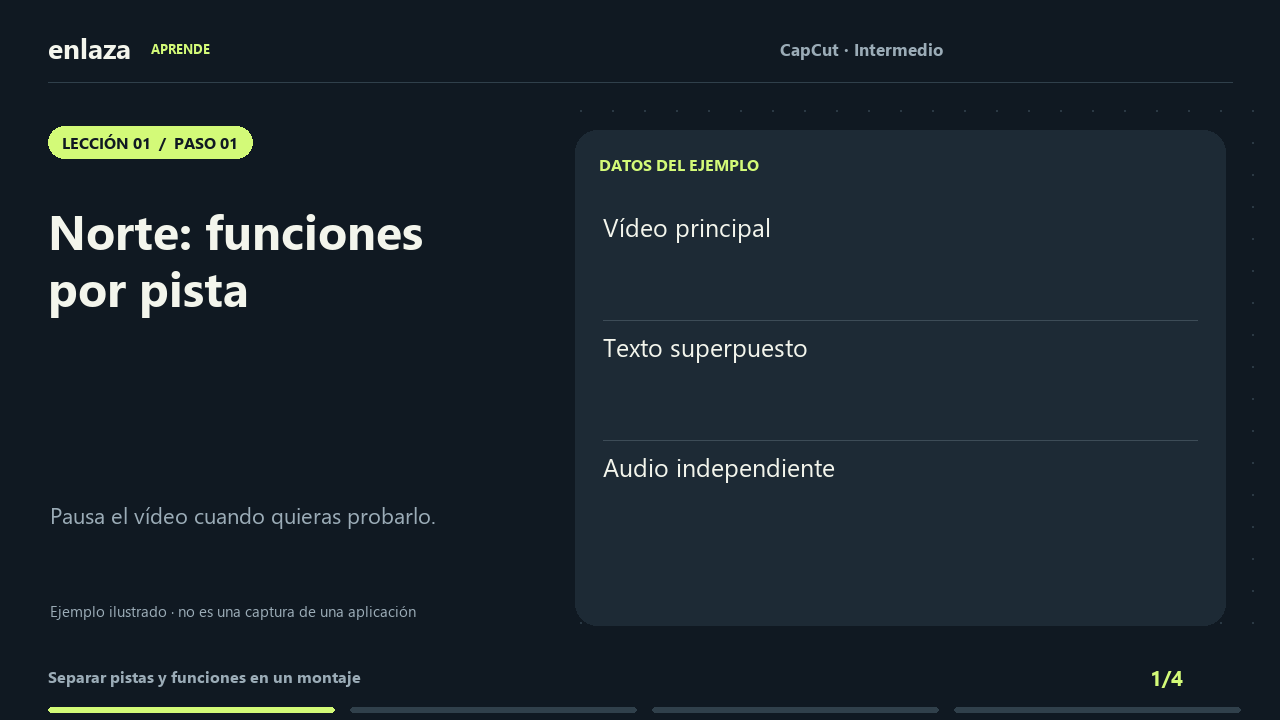 CapCut · Intermedio