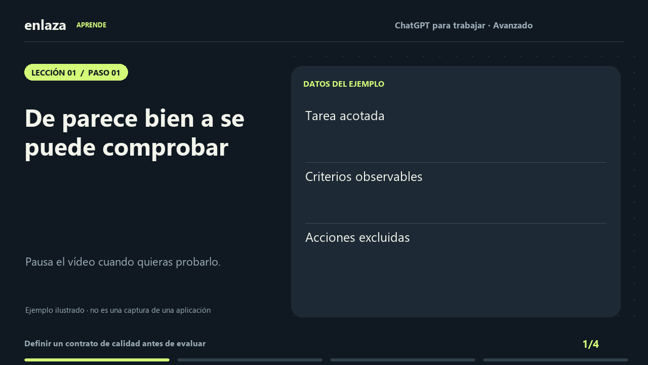 ChatGPT para trabajar · Avanzado