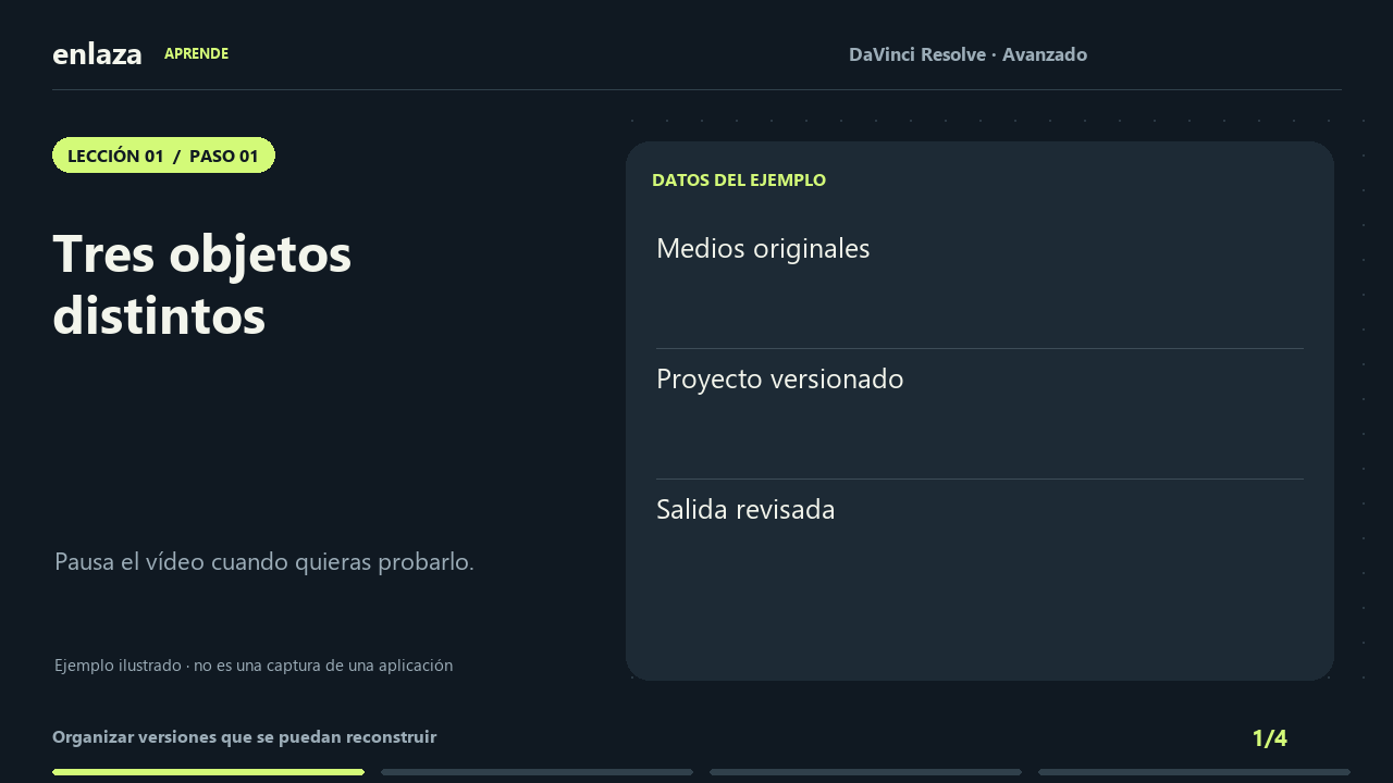 DaVinci Resolve · Avanzado