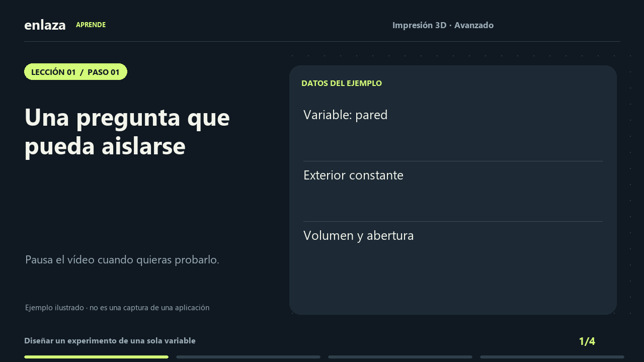 Impresión 3D · Avanzado