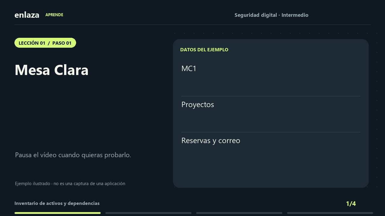 Seguridad digital · Intermedio